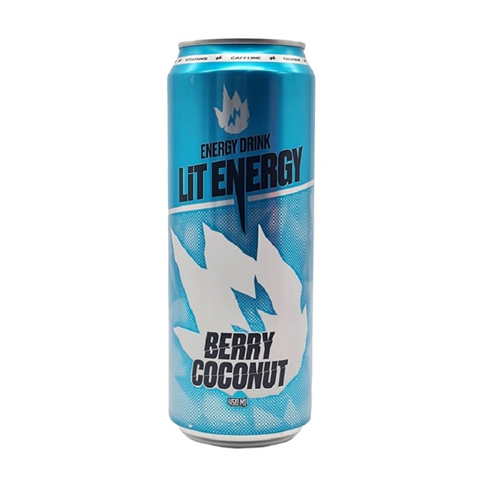 Энергетик Lit Energy Berry Coconut (Ягоды и Кокос) 0,45 л 20536 - фото 3847