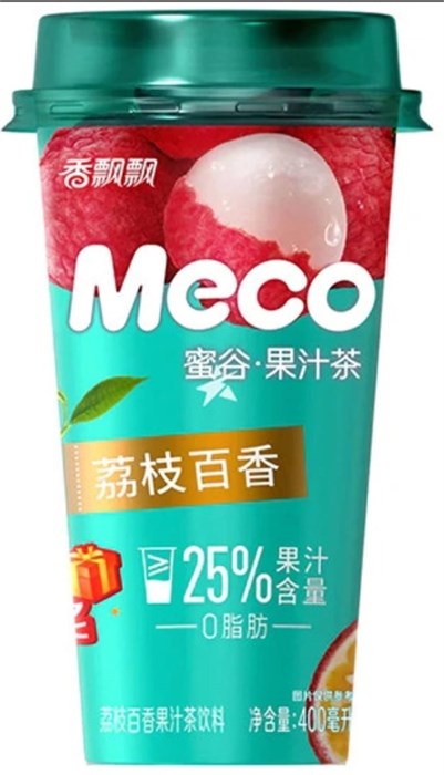 Фруктовый чай Meco со вкусом маракуйя и личи 400мл 21426 - фото 4673