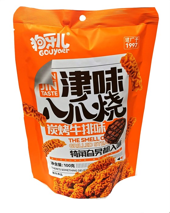 Чипсы GOUYAER вкус СТЕЙК НА ГРИЛЕ 100гр 21430 - фото 4679