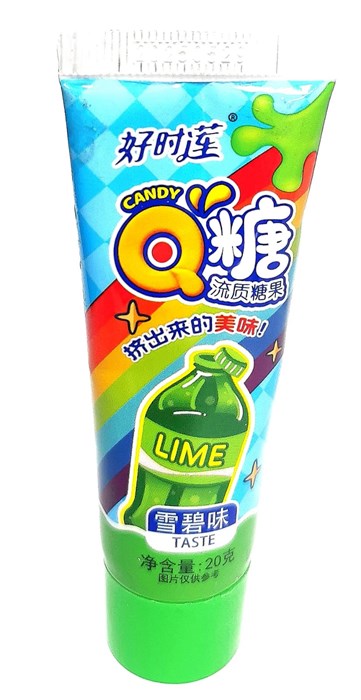 Жевательная резинка candyQ 20 гр лайм тюбик 21756 - фото 4980