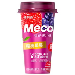 Фруктовый чай Meco со вкусом клубника и черники 400мл 20571