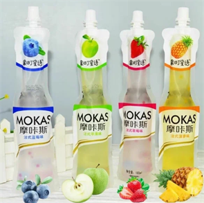 Желе сокосодержащее MOKAS со вкусом черники, 180мл 20643
