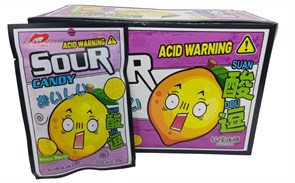 Конфеты Luxing Sour Candy ЛИМОН 20г 20шт 2245