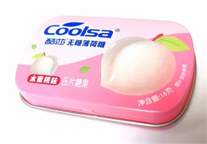 Драже Coolsa персик 16г 21403