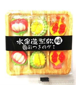 Мармелад HAOLIYUAN форма ФРУКТОВ 20гр 20шт 21589