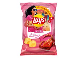 140Г ЧИПСЫ LAYS КРАБ 128251