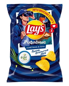 140Г ЧИПСЫ LAYS МАКС СМЕТАНА/ЛУК 128252
