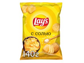 140Г ЧИПСЫ LAYS НАТУРАЛЬНЫЕ СОЛЁНЫЕ 128253