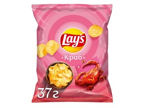 37Г ЧИПСЫ LAY'S КРАБ 213911