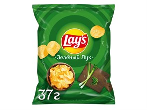 37Г ЧИПСЫ LAY'S ЗЕЛЕНЫЙ ЛУК 213912