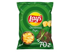 70Г ЧИПСЫ LAY'S МОЛОДОЙ ЗЕЛЕНЫЙ ЛУК 213916