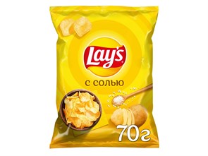 70Г ЧИПСЫ LAY'S С СОЛЬЮ 213924
