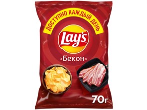 70Г ЧИПСЫ LAY'S БЕКОН 246076