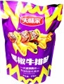 Картофельные чипсы со вкусом стейка и черного перца 270гр 21685 - фото 4939